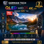 German Tech 65 Inch WebOS QLED 4k TV GT65DWB109UHD - German Tech 65 Inch Smart TV GT65DWB109UHD