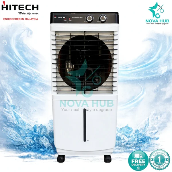 Hitech Malaysia HCP-NEXA50L Personal Air Cooler Fan - Hitech Personal Air Cooler HCP-NEXA50L is the best air cooler in Nepal. Shop genuine products at Nova Hub.