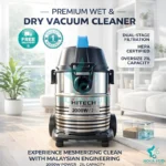 Hitech Malaysia HDVC21L2000W 21 L Wet & Dry Drum Vacuum Vaccum Cleaner for home with Blower - HDVC21L2000W 21L