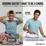 Hitech Malaysia Magic Dry Iron 1000 W Dry Iron - HITECH MAGIC DRY 1000W - Nova Hub (4)