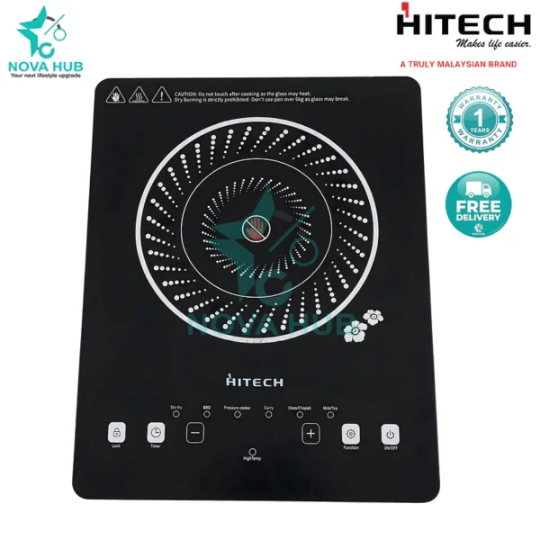 Hitech Malaysia HK02INF Infrared Induction Stove Cooktop - HK02INF Infrared Induction Cooktop is the best induction cooktop in Nepal. Shop genuine products at Nova Hub.