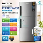 Hitech Malaysia HRD-294SHM 294 L Double Door Refrigerator