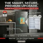 Hitech Malaysia HS-132LDT 132 L Premium Compact Single Door Refrigerator - Hitech Malaysia HS-132LDT 132L gross Compact Single Door Refrigerator - Image 5