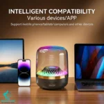OKOP KP-823 Subwoofer Portable Bluetooth Speaker with RGB led Light - Image 8