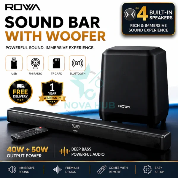 Rowa Singapore RH-EK5005-SBW Soundbar with Woofer