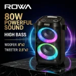 Rowa Singapore RH-EK802PS Dual 8" Portable Party Speaker - Image 3