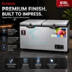 Hitech Malaysia HCCF-618DD 618 L Convertible Double Door Chest Freezer - Image 8