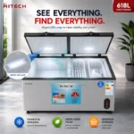Hitech Malaysia HCCF-618DD 618 L Convertible Double Door Chest Freezer - Image 5