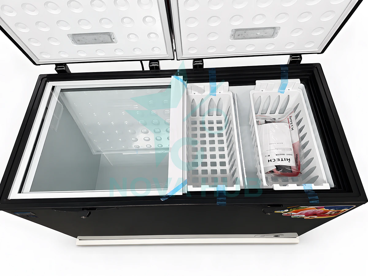 Hitech Malaysia HCCF-450DD 450 L Convertible Double Door Chest Freezer