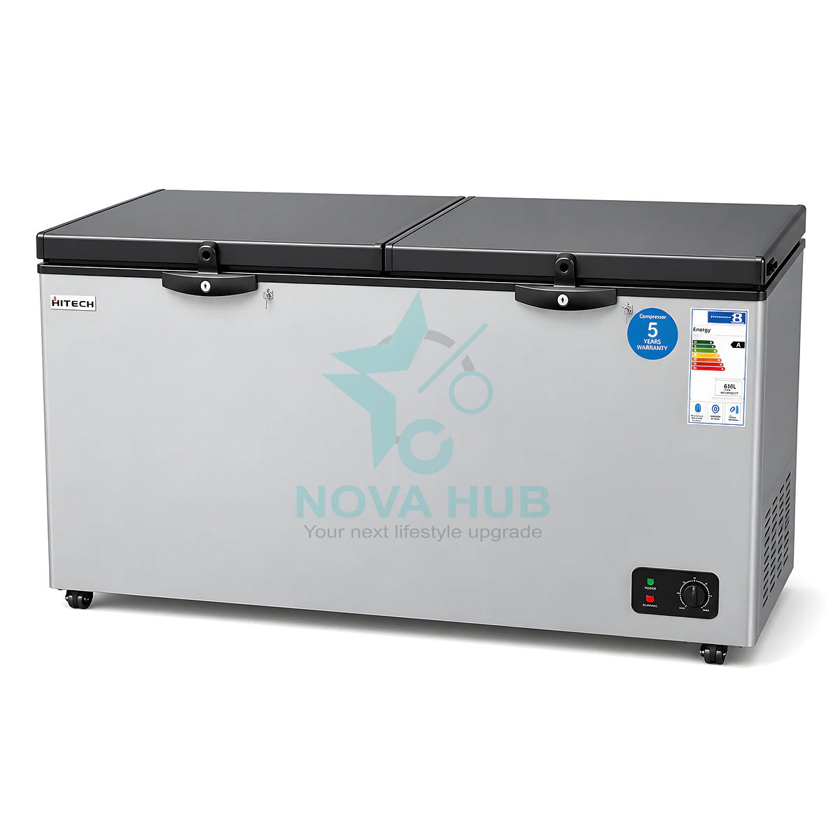 Hitech Malaysia Hccf-618Dd 618 L Convertible Double Door Chest Freezer 1 Hitech Malaysia HCCF-618DD 618 L Convertible Double Door Chest Freezer
