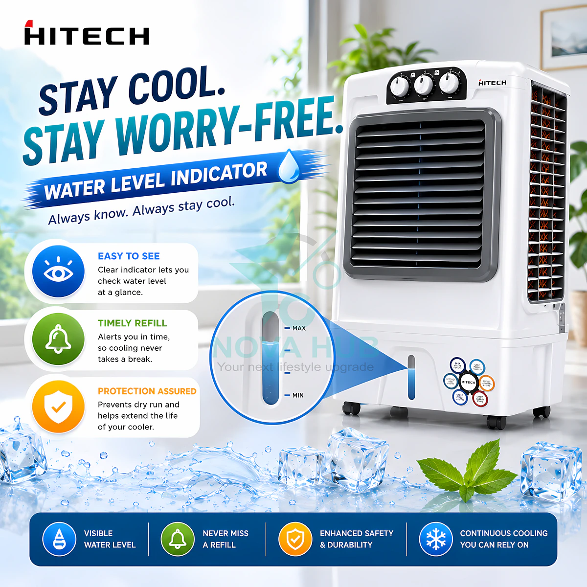 Hitech Malaysia Cool 55 55 L Desert Air Cooler - Everest Cool 55