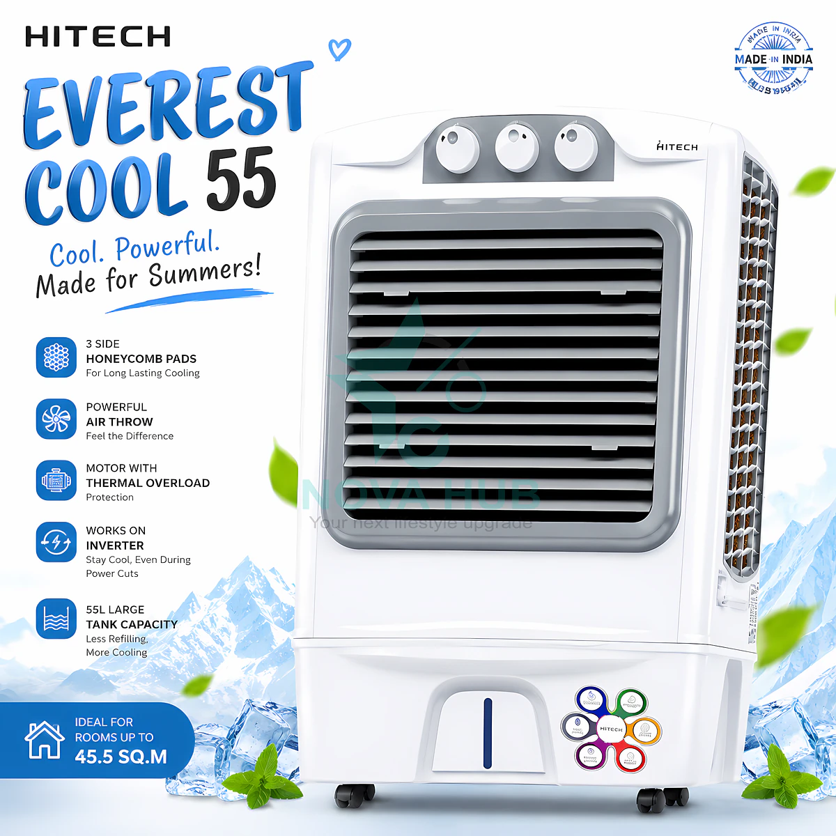 Hitech Malaysia Cool 55 55 L Desert Air Cooler - Everest Cool 55