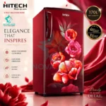 Hitech Malaysia 170 L Single Door Refrigerator HS1810GCB HS1810GCR / Premium Glossy Floral - HS1810GCB / HS1810GCR - Nova Hub (9)