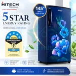 Hitech Malaysia 170 L Single Door Refrigerator HS1810GCB HS1810GCR / Premium Glossy Floral - HS1810GCB / HS1810GCR - Nova Hub (4)