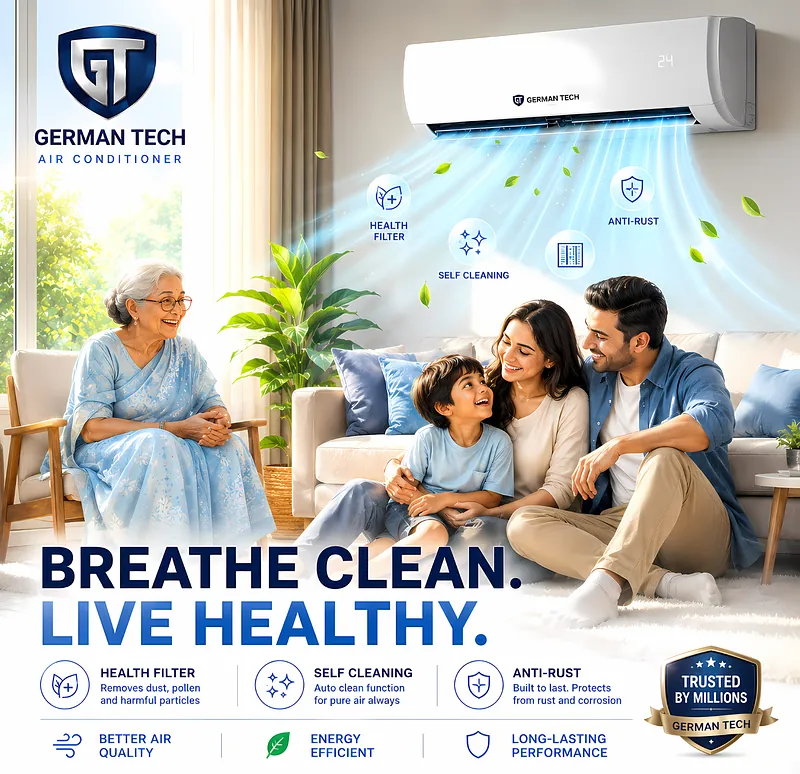 German Tech 1 Ton Smart Inverter AC GT - GT-1TON-AC - Nova Hub (2)