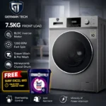 German Tech 7.5 KG Washing Machine Fully Automatic - 7.5KG-BLDC is the best washing machine in Nepal. Shop genuine products at Nova Hub.