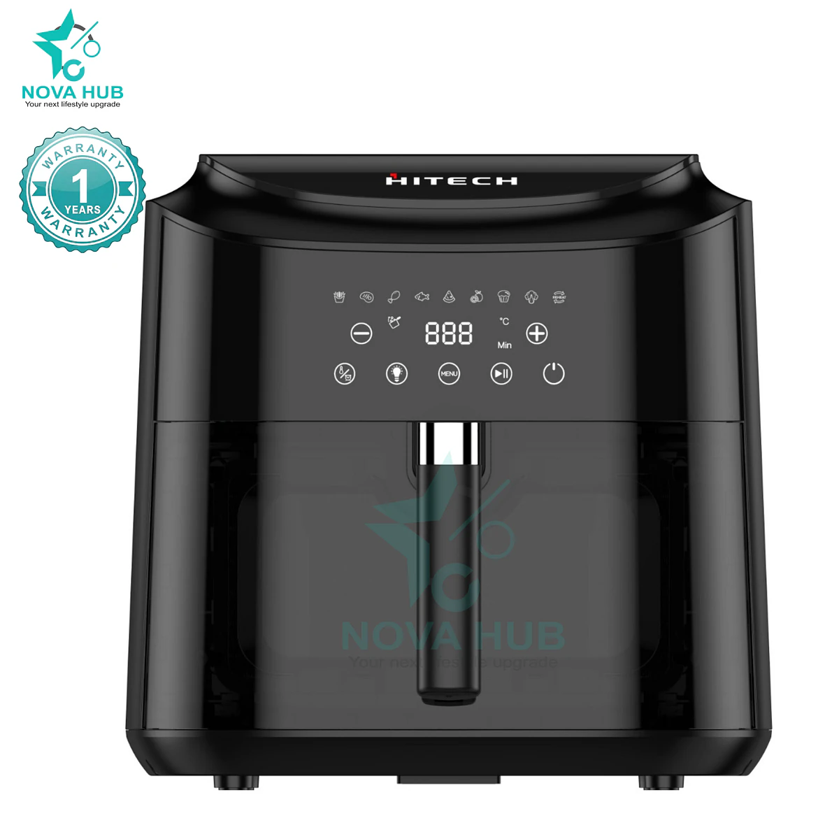 Hitech Premium 8.2 L Transparent Glass Window Air Fryer - Haf-82T06W 3 Hitech Premium 8.2 L Transparent Glass Window Air Fryer - HAF-82T06W