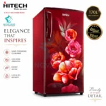 Hitech Malaysia 170 L Single Door Refrigerator HS1810GCB HS1810GCR / Premium Glossy Floral - HS1810GCB / HS1810GCR - best single door refrigerator in Nepal. Shop at Nova Hub.