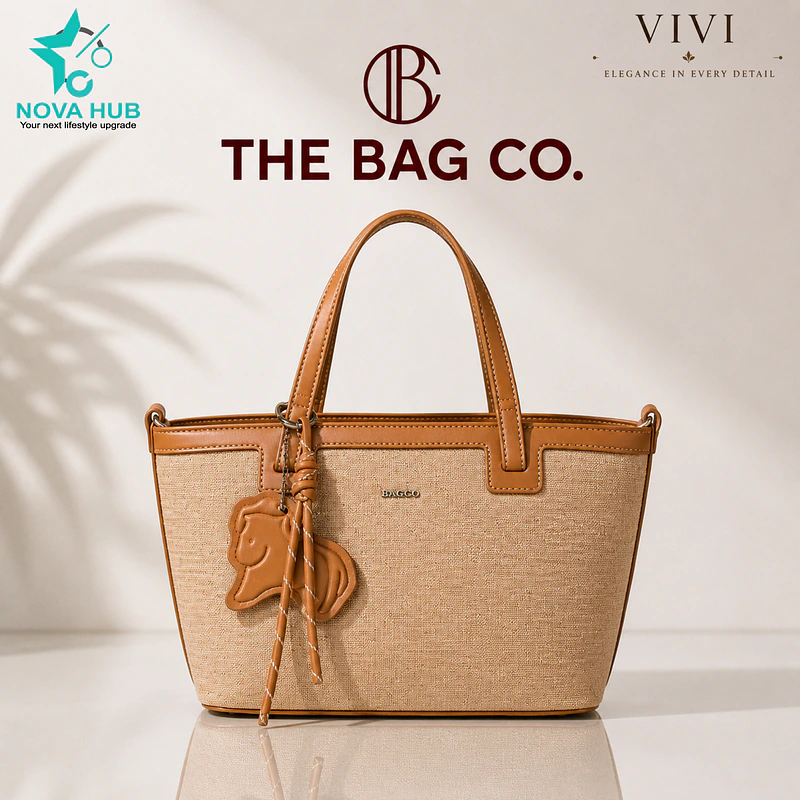 The Bag Co. Vivi Mini Canvas Tote - best product in Nepal. Shop at Nova Hub.
