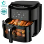 Hitech Premium 8.2 L Transparent Glass Window Air Fryer - HAF-82T06W - best product in Nepal. Shop at Nova Hub.