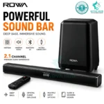 Rowa Singapore RH-EK5005-SBW Soundbar with Woofer - best soundbar in Nepal. Shop at Nova Hub.