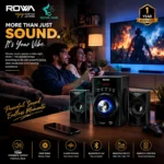 ROWA RS2201 Premium 2.1 Multimedia Speaker System - Ultimate Clarity for Cinema Experience - Nova Hub (5)