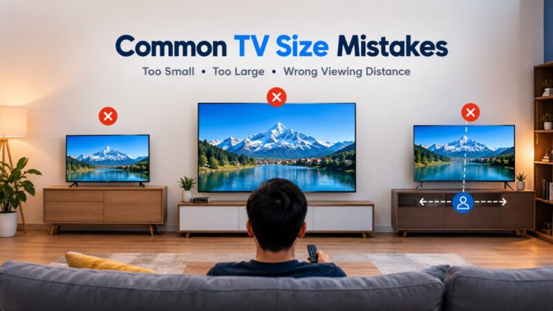  mistakes to avoid before buying right TV size for your home