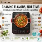 HITECH Induction / Infrared Cooktop + TIFFANY 2.0 L Electric Kettle Combo - hk04inf-3 + tf6613 - Nova Hub (5)