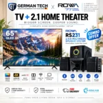 German Tech Combo 65 Inch Smart WebOS 4k QLED TV + Home Theater - German Tech 65 Inch Smart TV GT65DWB109UHD - Nova Hub (4)