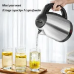 Combo: Tiffany Original TF-6613 Electric Kettle 2 L + Hitech Iron - tf6613 + Deluxe Iron - Nova Hub (7)