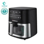 Hitech Combo Premium 7.2 L 90% Less fat Digital Transparent Window Air Fryer - 7.2L Airfryer HAF-72T06W + HK04IND-1 Induction - Nova Hub (6)