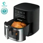Hitech Combo Premium 7.2 L 90% Less fat Digital Transparent Window Air Fryer - 7.2L Airfryer HAF-72T06W + HK04IND-1 Induction - Nova Hub (4)