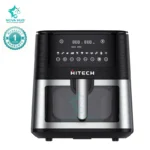 Hitech Combo Premium 7.2 L 90% Less fat Digital Transparent Window Air Fryer - 7.2L Airfryer HAF-72T06W + HK04IND-1 Induction - Nova Hub (5)
