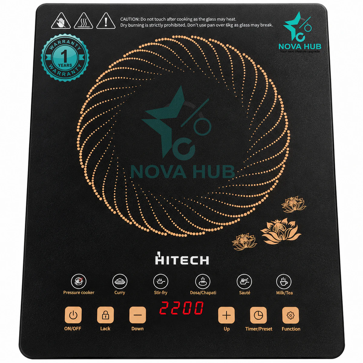 Hitech HK02IND 2200 W Induction Cooker