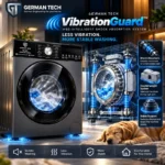 German Tech 10.5 KG Heavy Duty tempered glass Front Loading Washing Machine - GTWM1005W109BLC - Nova Hub (4)
