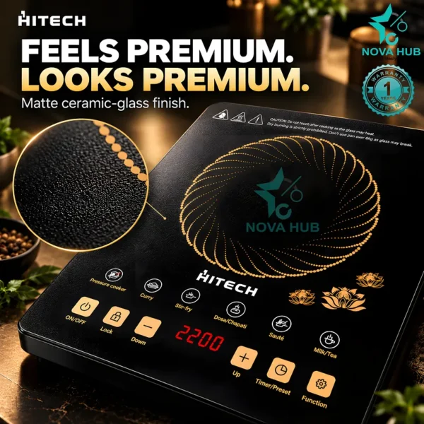 Hitech HK02IND 2200 W Induction Cooker - Nova Hub (2)