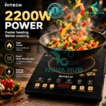 Hitech HK02IND 2200 W Induction Cooker - best induction cooktop in Nepal. Shop at Nova Hub.